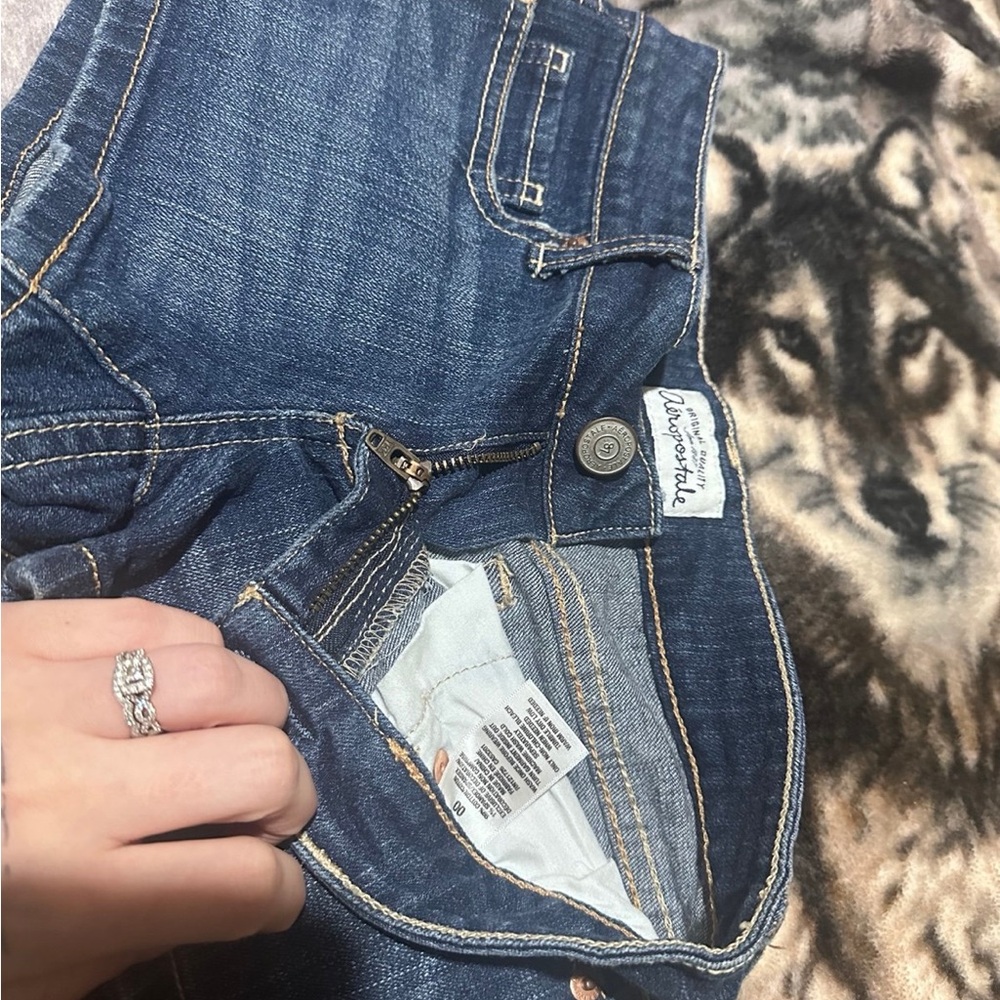 Aeropostale Women's Dark Blue Jeans